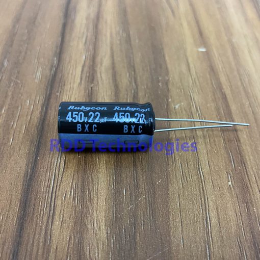 ELC. CAP 22uF/450V RUBYCON BXC 12.5x25