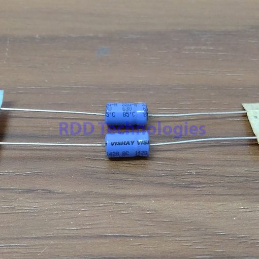 ELC. CAP 22uF/63V  Axial Vishay MAL202138229E3