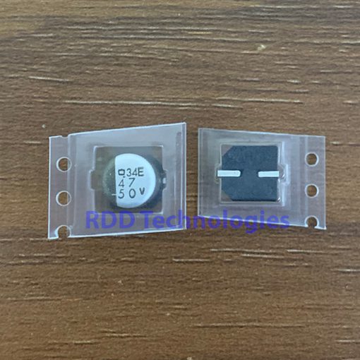 CAP ALUM ELEC 47UF 50V 20% SMD EMVE500ADA470MF80G UNTD CHEMI-CON