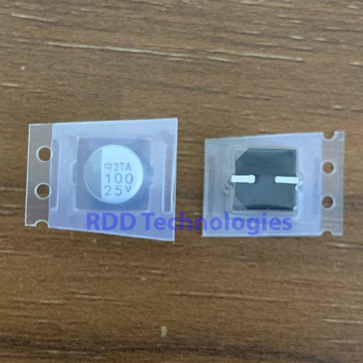 CAP ALUM ELEC 100UF 25V 20% SMD EMVA250ADA101MF80G UNTD CHEMI-CON
