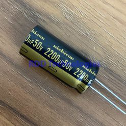 ELC. CAP 2200uF/50V NICHICON MUSE UKW1H222MHD 16x35.5 7.5LS