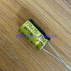 ELC. CAP 220uF/25V NICHICON MUSE UFG1E221MPM 10x16 5LS