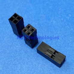 BLACK HEADER HOUSING 2.54 2x2 PIN