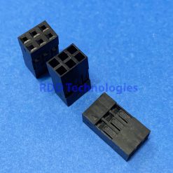 BLACK HEADER HOUSING 2.54 2x3 PIN