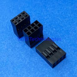 BLACK HEADER HOUSING 2.54 2x4 PIN