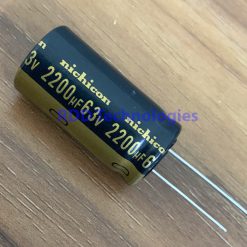 ELC. CAP 2200uF/63V NICHICON MUSE UKW1J222MHD 18x35.5 7.5LS