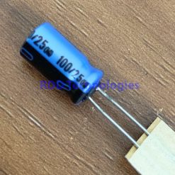 ELC. CAP 100UF/25V Nichicon UKA1E101MED1TD 6.3x11mm