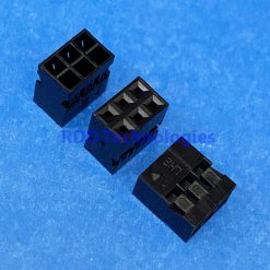 BLACK HEADER HOUSING 2.0 2X3 PIN
