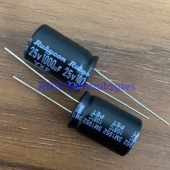 ELC. CAP 1000uF/25V RUBYCON YXF 12.5x20