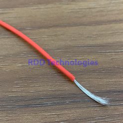 CABLE AWG26 SILICON RED