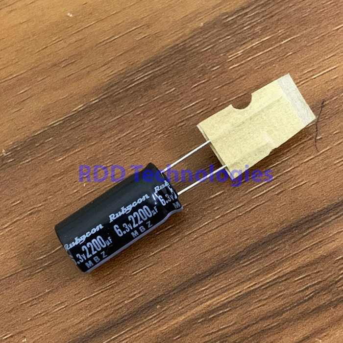 2200UF/6.3V MBZ RUBYCON 10x20