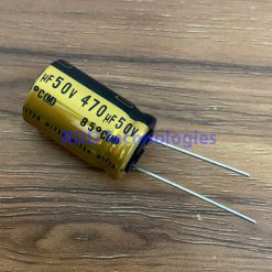 ELC. CAP 470uF/50V NICHICON MUSE UFG1H471MHM 16x25