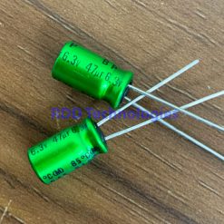 ELC. CAP 47uF/6.3V NICHICON MUSE  UES0J470MEM  6.3X11 2.5LS