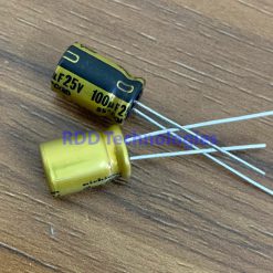 ELC. CAP 100uF/25V NICHICON MUSE  UFG1E101MPM 8X11.5 3.5LS