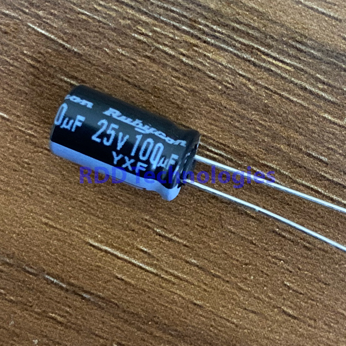 100UF/25V YXF RUBYCON 6.3x11
