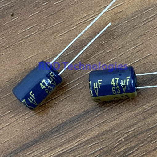 ELC. CAP 47UF/63V PANASONIC FC EEU-FC1J470 8X11