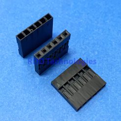 BLACK HEADER HOUSING 2.54 1x6 PIN