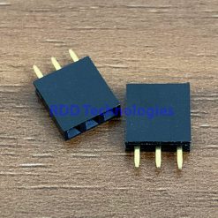 FEMALE HEADER BOX 3Px1 PCB Mounted