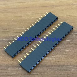 FEMALE HEADER BOX 18Px1 PCB MOUNTED