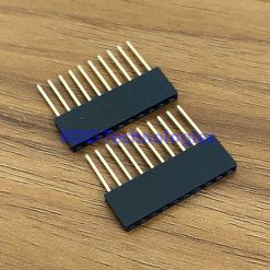 FEMALE HEADER BOX 10Px1 LONG PIN 10MM