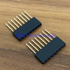 FEMALE HEADER BOX 8Px1 LONG PIN 10MM