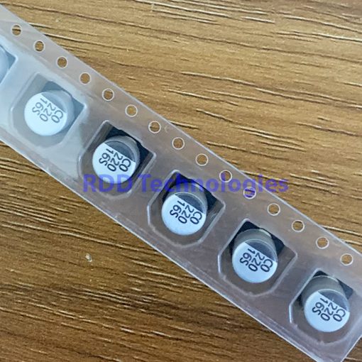 SMD ELC. CAP 220UF/16V 6.3x7.7 LELON