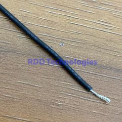 CABLE AWG22 SILICON BLACK