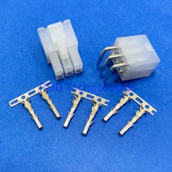 1 SET CONNECTOR MOLEX 5557 2X3 PIN  90 Degree