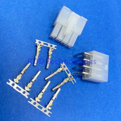 1 SET CONNECTOR MOLEX 5557 2X4 PIN 90 Degree