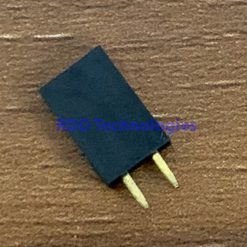 FEMALE HEADER BOX 2Px1 PCB Mounted