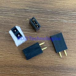 FEMALE HEADER BOX 2Px1 PCB Mounted - Gambar 2