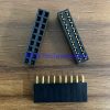 FEMALE HEADER BOX 9Px2 PCB Mounted