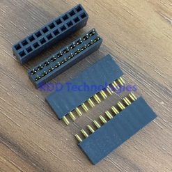 FEMALE HEADER BOX 10Px2 PCB Mounted