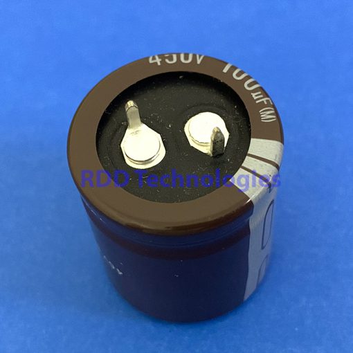 ELC. CAP 100uF/450V NIPPON SNAP KMH Series 25x30 - Image 2