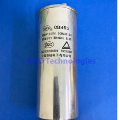CAPACITOR CBB65 100uF/200V 2x4 TERMINAL BRAND SAIFU
