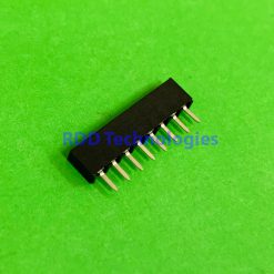 FEMALE HEADER BOX 8x1 PCB Mounted length 5mm