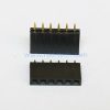 FEMALE HEADER BOX 6Px1 PCB Mounted