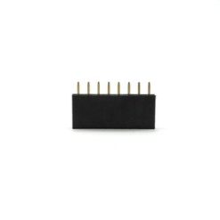 FEMALE HEADER BOX 8Px1 PCB Mounted