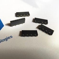 FEMALE HEADER BOX 8Px1 SMD PCB Mounted