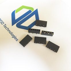 FEMALE HEADER BOX 6Px1 SMD PCB Mounted