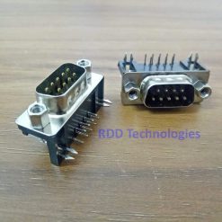 DB9 CONNECTOR MALE PCB MOUNTING 90Degree