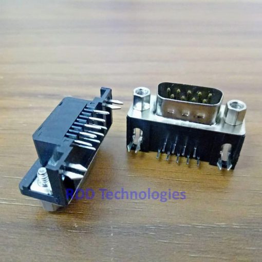 DB9 CONNECTOR MALE PCB MOUNTING 90Degree - Image 2