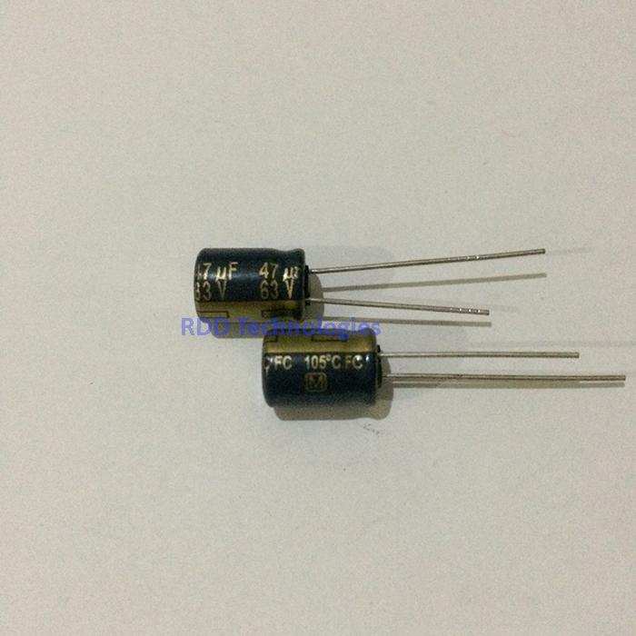 Kapasitor Elektrolit 47uF 63V PANASONIC FC EEU-FC1J470 8X11