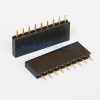 FEMALE HEADER BOX 9Px1 PCB Mounted