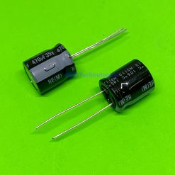 ELC. CAP 470uF/35V Nichicon UHE1V471MHD6TO 5x12.5 10000hrs 105DegC