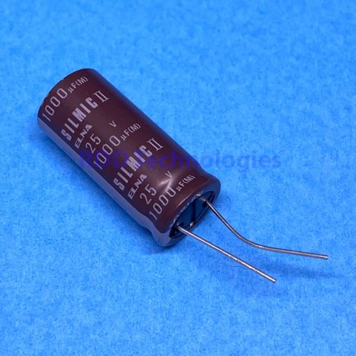 ELC. CAP 1000uF/25V ELNA SILMIC II RFS-25V102MJ8#5 16X35.5