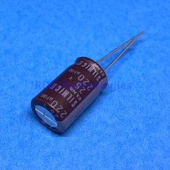 ELC. CAP 220UF/25V ELNA SILMIC II  RFS-25V221MI5#5 12.5x20