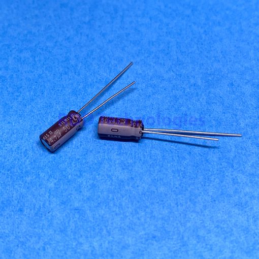 ELC. CAP 4.7uF/50V ELNA SILMIC II RFS-50V4R7MF3#5 6.3x11