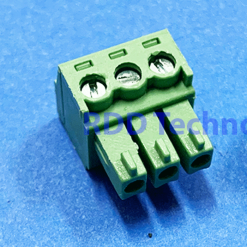 15EDGK CONN. 3-PIN 90DEGREE - FEMALE ONLY