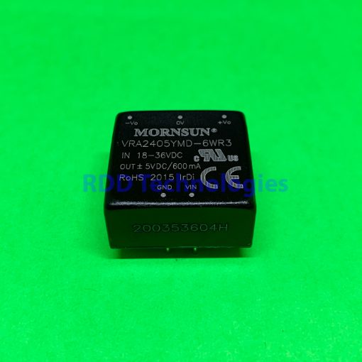 DC TO DC CONV MORNSUN VRA2405YMD-6WR3 INPUT 18-36V OUTPUT +/-5V